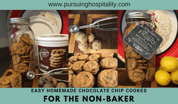 Easy Homemade cookies for a non-baker