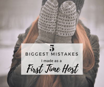 5 Big mistakes woman with gloves in snow