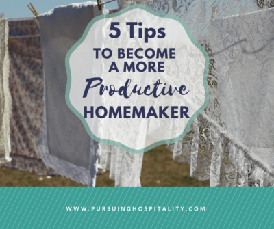 Productive Homemaker Tips