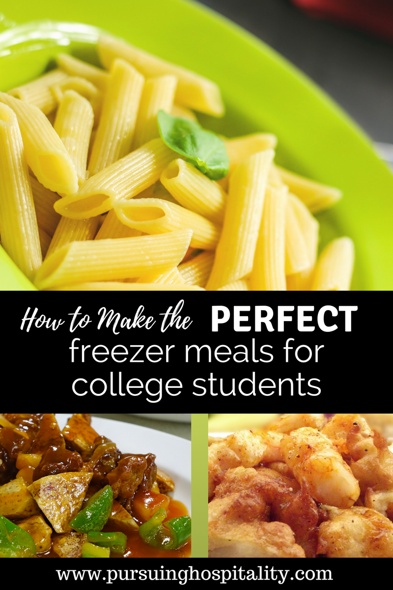 College Freezer Meals
