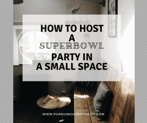 How to host a superbowl party in a small space facebook