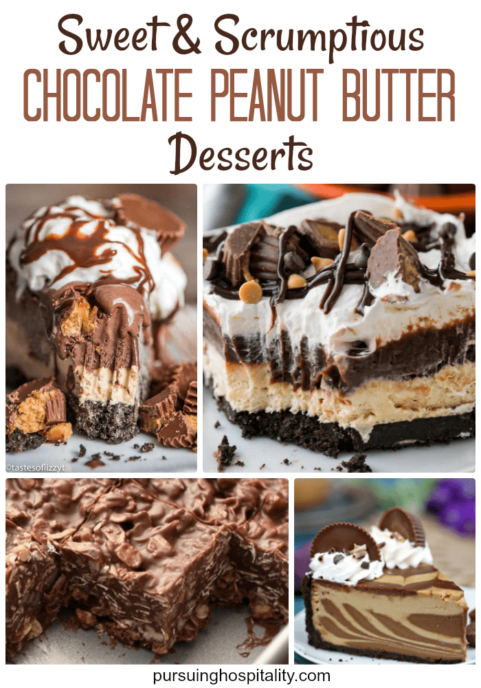 15 Sweet & Scrumptious Chocolate Peanut Butter Desserts
