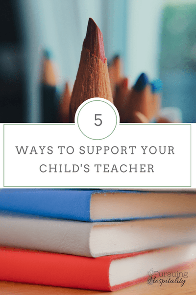 support your child's teacher