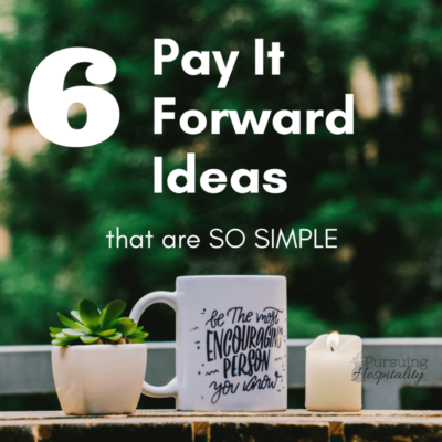 6 Pay it forward ideas