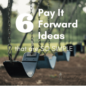 6 Pay it forward ideas playground