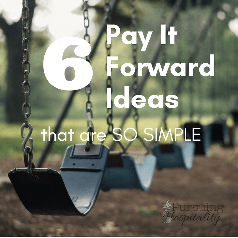 pay it forward ideas