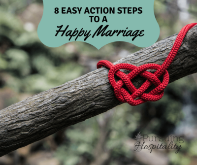 Easy Action Steps to a Happy Marriage #marriage #happymarriage #happywife