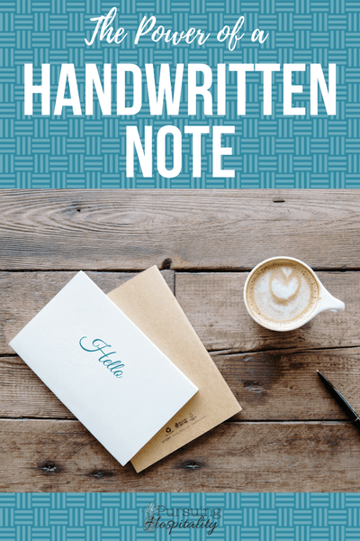Handwritten note with coffee