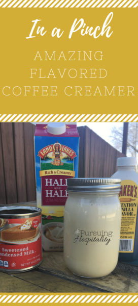 DIY Flavored Coffee Creamer