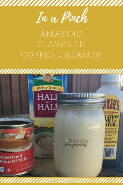 DIY Flavored Coffee Creamer that is Amazing