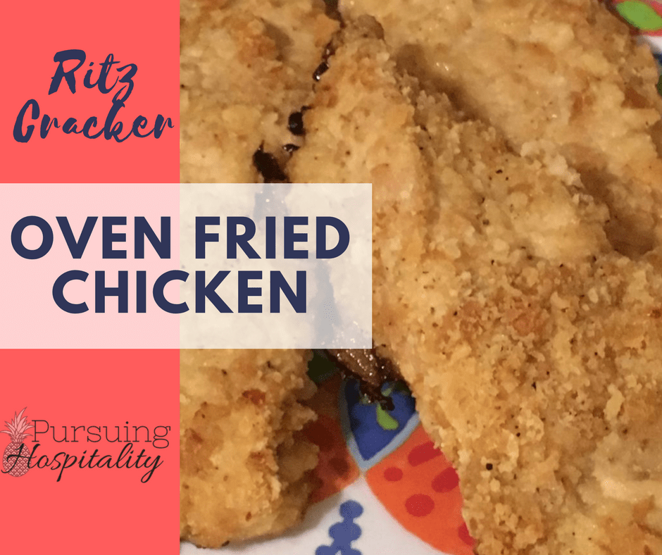 Ritz Cracker Chicken 