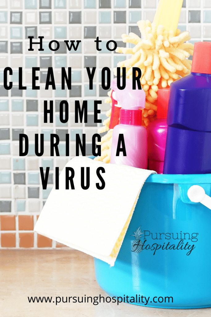 How to clean your home during a virus