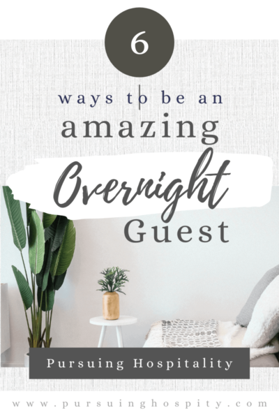 Overnight Guest tips