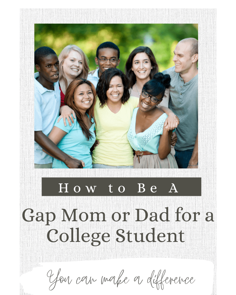 How to be a gap mom or dad for a college student 