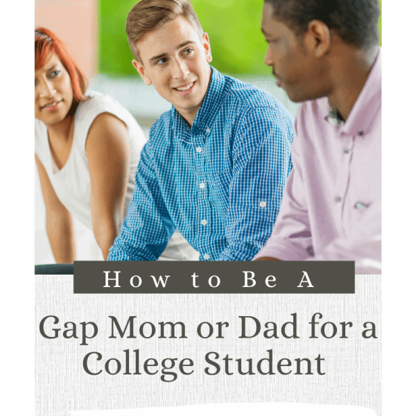How to be a gap mom or dad for a College student