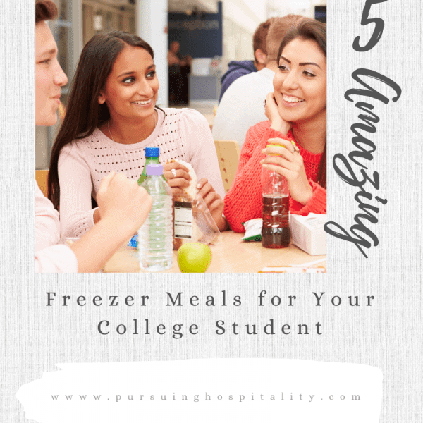 5 Amazing Freezer Meals for your college student