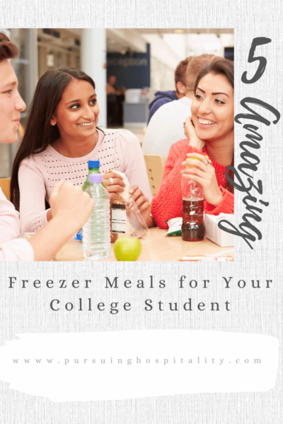 5 Amazing Freezer Meals for your college student