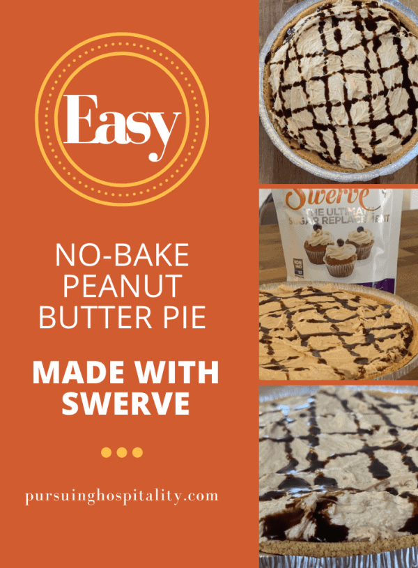 Easy No-Bake Peanut Butter Pie Made With Swerve