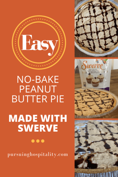 No Bake Peanut Butter Pie with Swerve