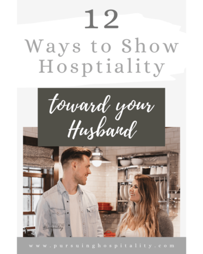 Ways to show hospitality to your husband couple