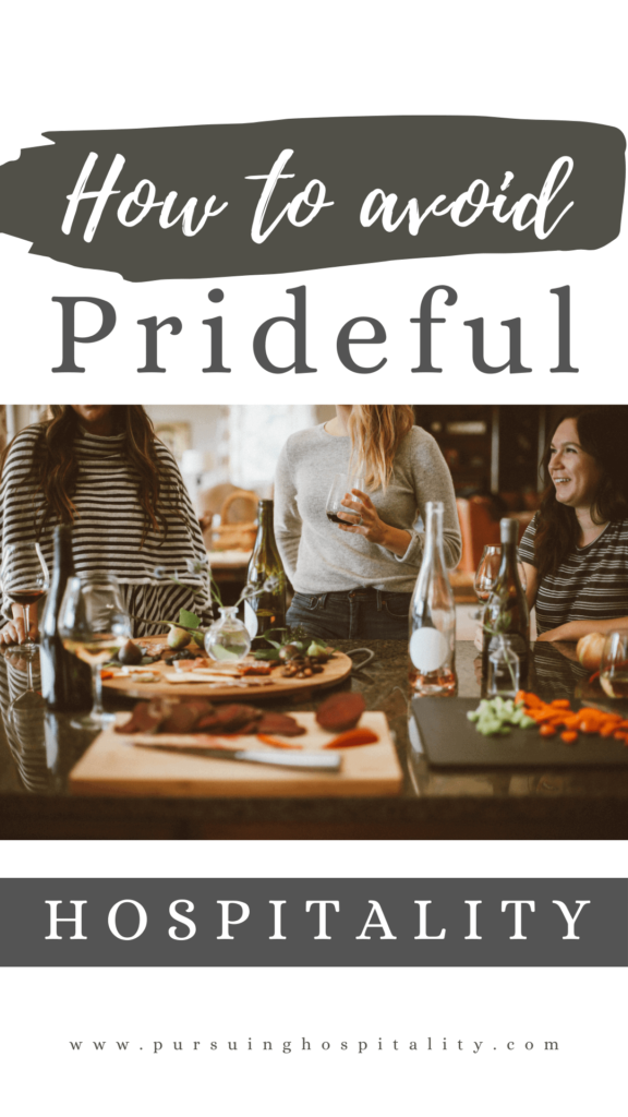 How to avoid prideful hospitality woman in kitchen