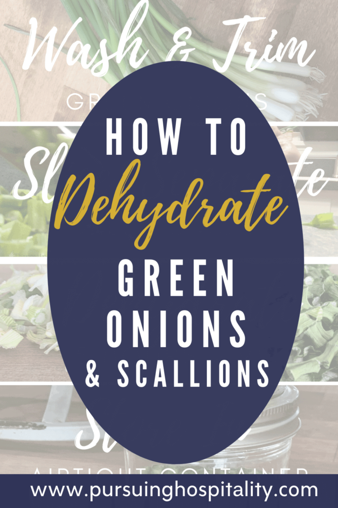 How to Dehydrate Green Onions and Scallions Pinterest