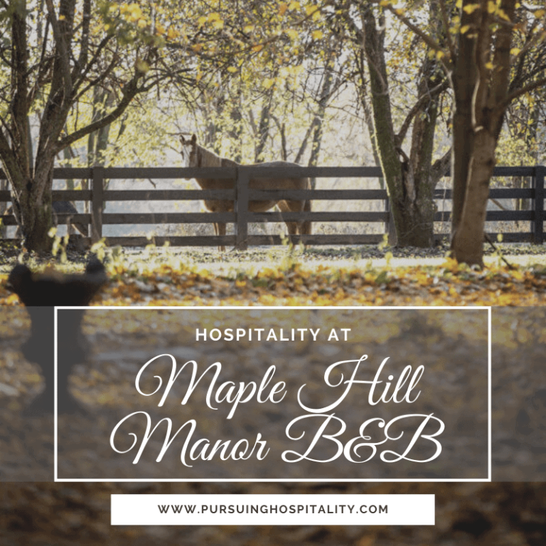 Maple Hill Manor B&B Hospitality