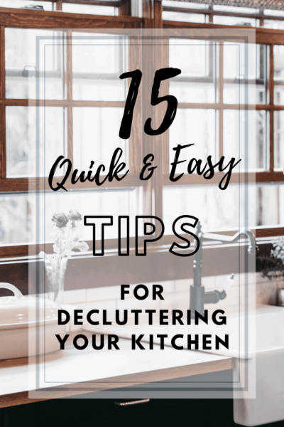 Kitchen organizing tips